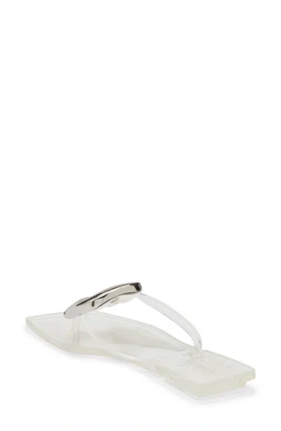 Jeffrey Campbell Linques Flip Flop In White