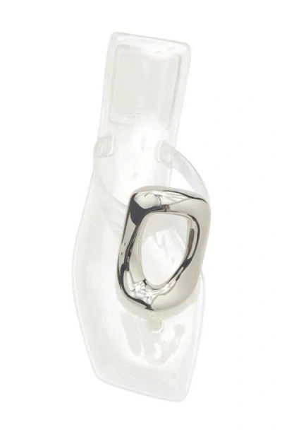 Jeffrey Campbell Linques Flip Flop In White