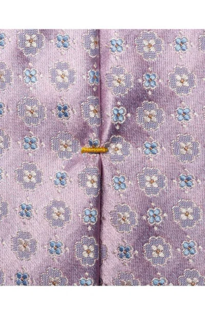 Eton Floral Jacquard Silk Tie In Pink