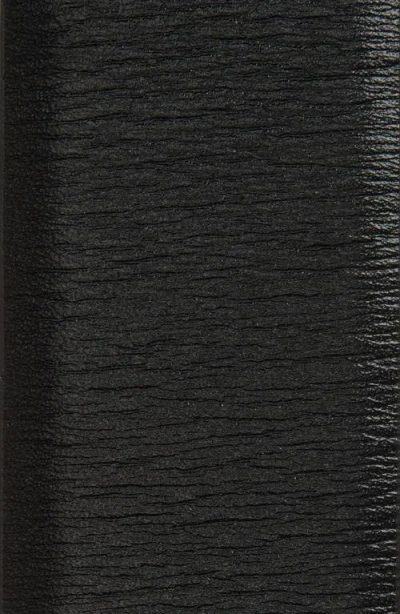 Givenchy Essential Leather Buckle Belt In Black