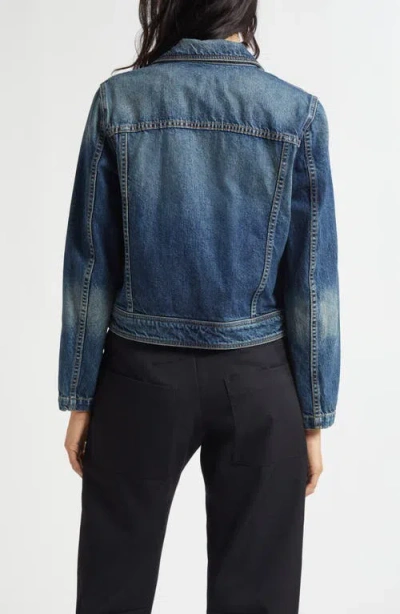 Nili Lotan Georgy Denim Jacket In Blue