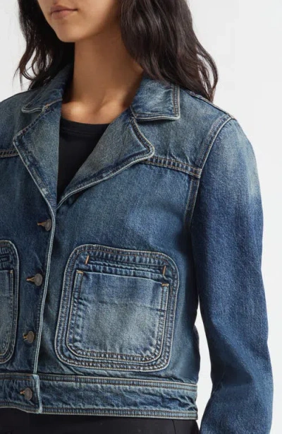 Nili Lotan Georgy Denim Jacket In Blue