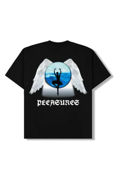 Pleasures Angel Place Graphic T-shirt In Black