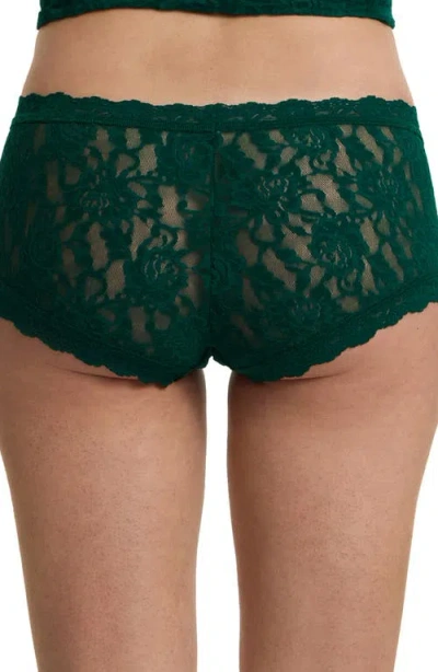 Hanky Panky Signature Lace Boyshorts In Green