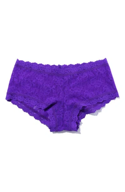 Hanky Panky Signature Lace Boyshorts In Blue