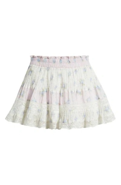Loveshackfancy Gloriana Lace & Ruffle Miniskirt In White