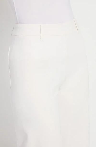 Lyssé 'lyssentials Erin High Waist Ankle Wide Leg Ponte Pants In White