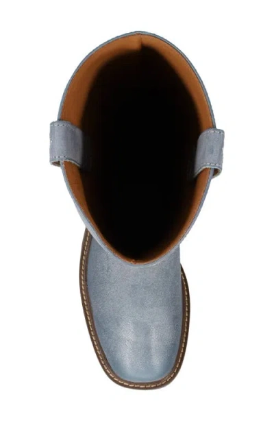 Frye Kate Block Heel Boot In Blue