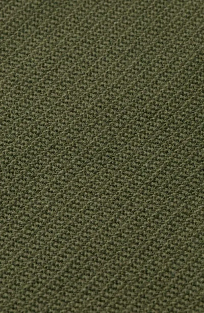 Scotch & Soda Structured Knit Cotton Polo In Green