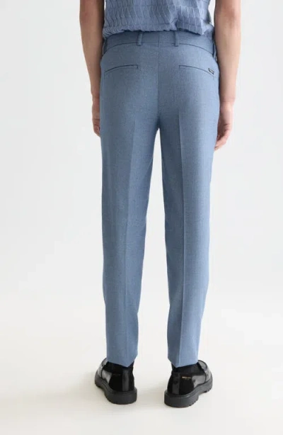 Scotch & Soda Mott Structured Superslim Fit Flat Front Chinos In Multi