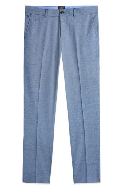 Scotch & Soda Mott Structured Superslim Fit Flat Front Chinos In Multi