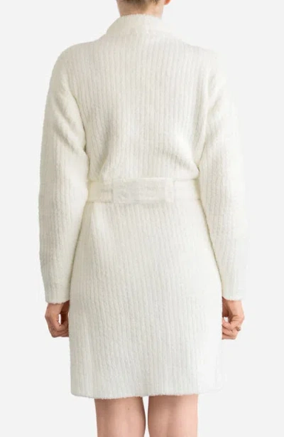 Sunday Citizen Snug Rib Cardigan Robe In White