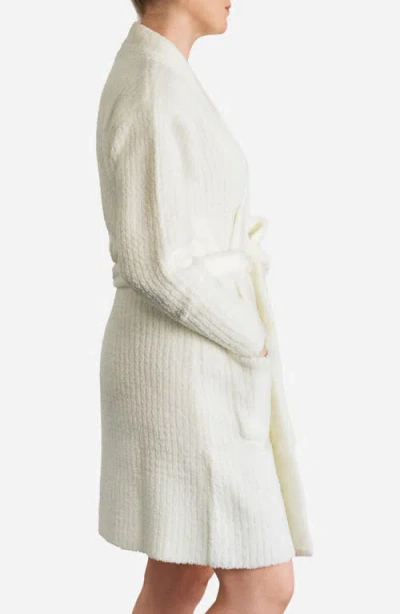 Sunday Citizen Snug Rib Cardigan Robe In White