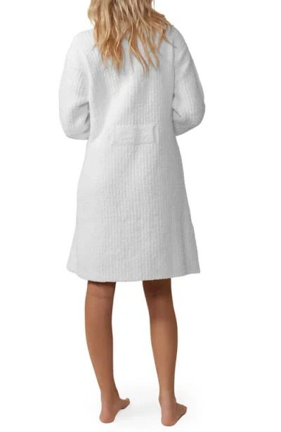 Sunday Citizen Snug Rib Cardigan Robe In White