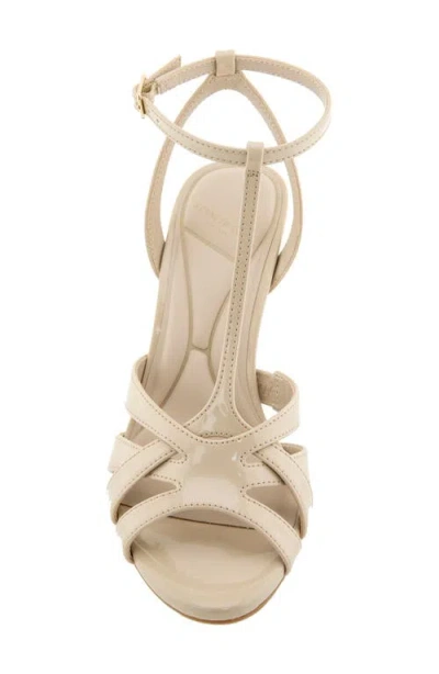 Kenneth Cole Liona Embossed T-strap Sandal In Multi