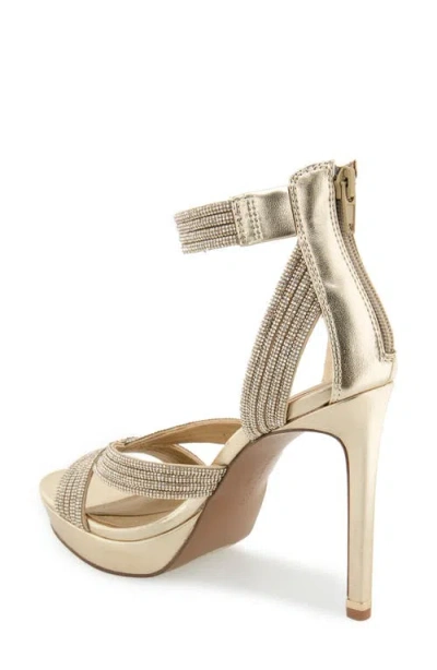 Kenneth Cole Nadine Ankle Strap Platform Sandal In Multi