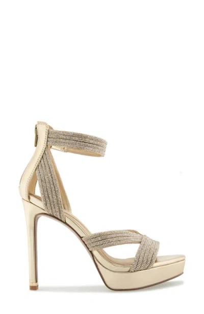 Kenneth Cole Nadine Ankle Strap Platform Sandal In Multi