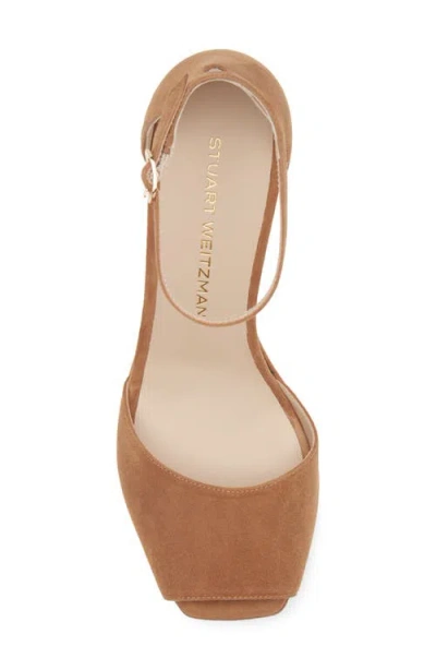 Stuart Weitzman Sabrina Platform Ankle Strap Sandal In Multi