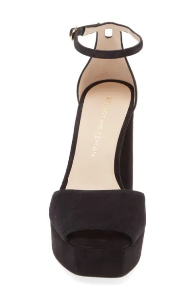 Stuart Weitzman Sabrina Platform Ankle Strap Sandal In Multi