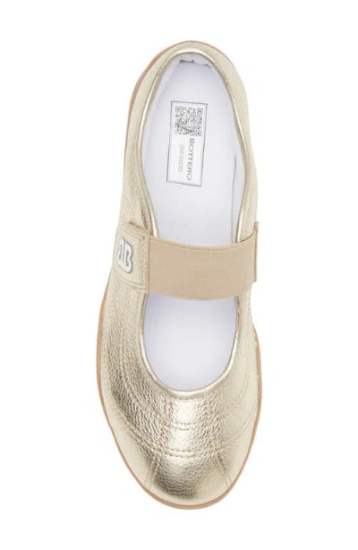 Bottero Construcao Botx Ballet Sneaker In Gold