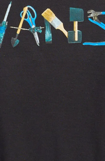 Vans Kids' Wall Fix Long Sleeve Graphic T-shirt In Black