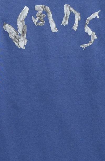 Vans Kids' Ideas 66 Long Sleeve Graphic T-shirt In Blue