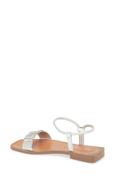 Bottero Botfisher Ankle Strap Sandal In Silver
