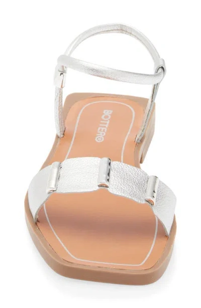 Bottero Botfisher Ankle Strap Sandal In Silver