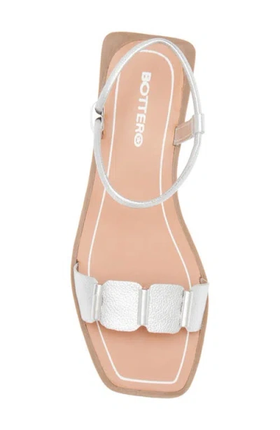 Bottero Botfisher Ankle Strap Sandal In Silver
