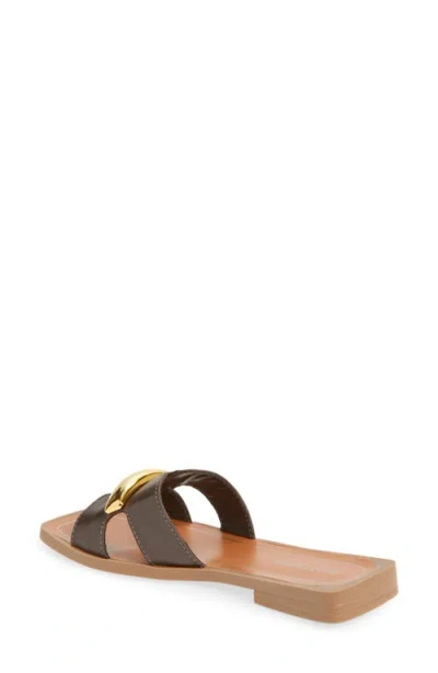 Bottero Botfisher Slide Sandal In Brown