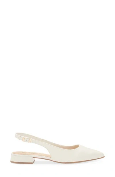 Bottero Alessandra Slingback Pointed Toe Flat In Gray