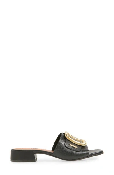 Bottero Eduarda Slide Sandal In Black