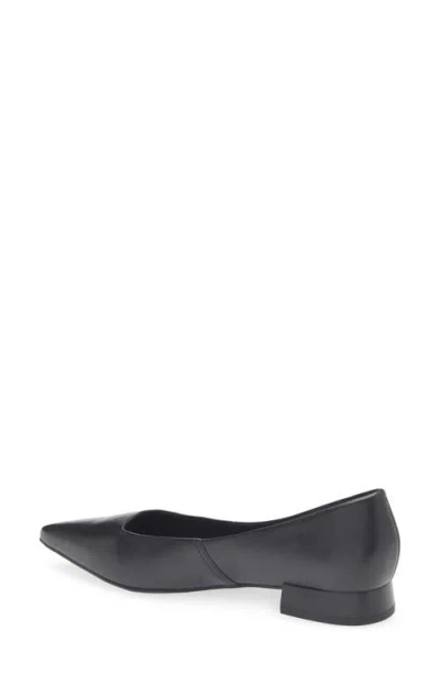 Bottero Alessandra Pointed Toe Ballet Flat In Black