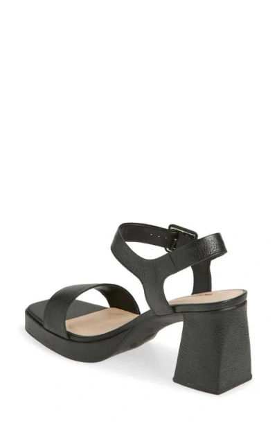 Bottero Britnet Ankle Strap Platform Sandal In Black