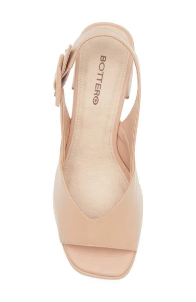 Bottero Britnet Slingback Platform Sandal In Neutral