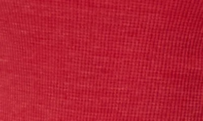 Michael Stars Juliet Long Sleeve Thermal Tee In Red