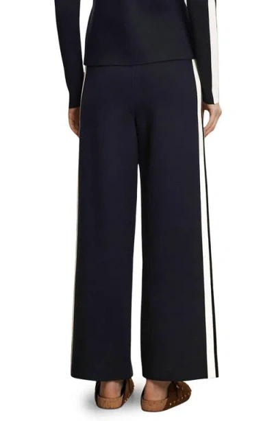 Veronica Beard Jenkins Knit Wide-leg Pant In Black