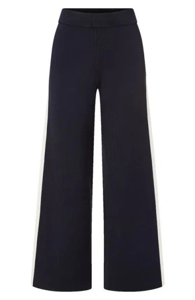 Veronica Beard Jenkins Knit Wide-leg Pant In Black