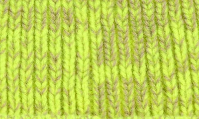 Jw Anderson Wool Blend Mouline Beanie In Green