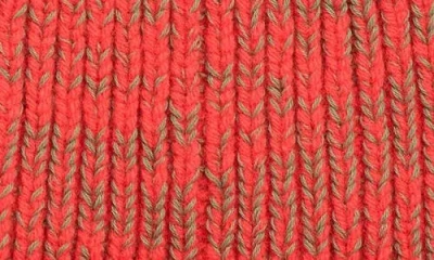 Jw Anderson Wool Blend Mouline Beanie In Orange