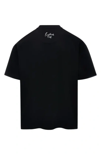 Eastside Golf Sequence Embroidered T-shirt In Black