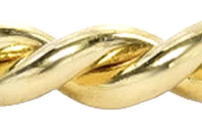 Zoe Lev Twist Band Ring In Gold