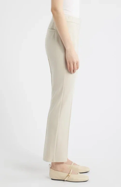 Eileen Fisher High Waist Ankle Pants In White
