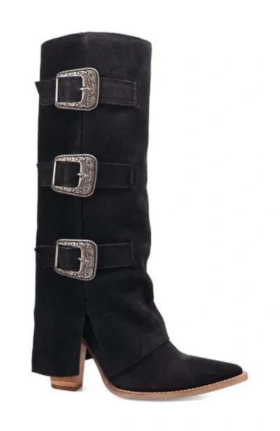 Dingo Buckle Bunny Knee High Western Boot In Multi