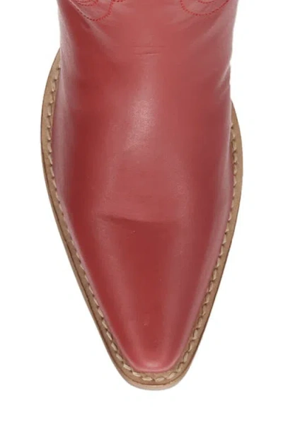 Dingo Thunderbolt Western Boot In Red