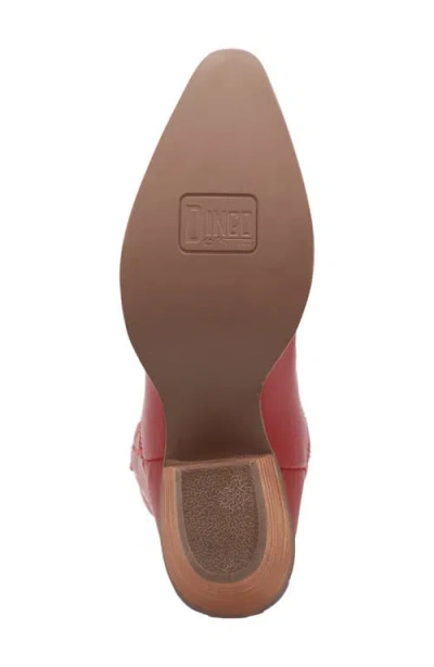 Dingo Thunderbolt Western Boot In Red