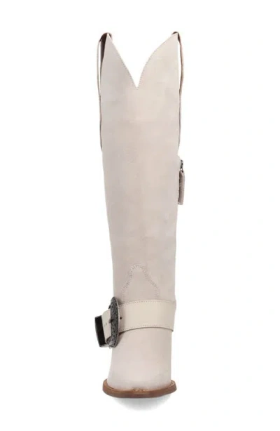 Dingo Yeehottie Over The Knee Western Boot In Gray