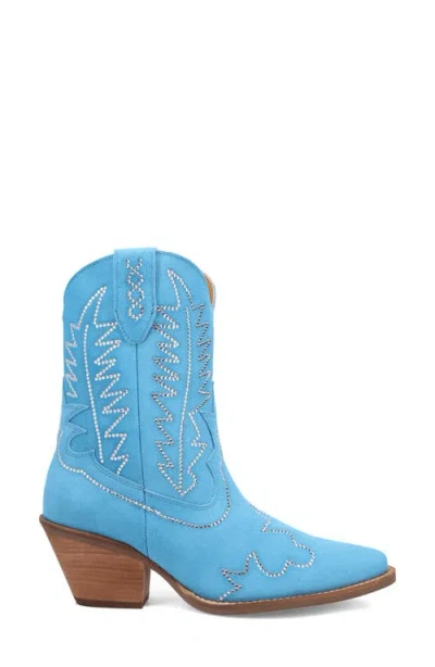 Dingo Tiny Pony Rhinestone Western Boot In Blue