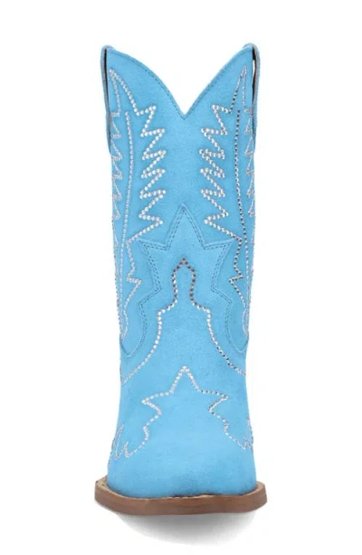 Dingo Tiny Pony Rhinestone Western Boot In Blue