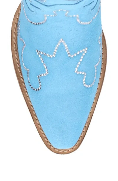 Dingo Tiny Pony Rhinestone Western Boot In Blue